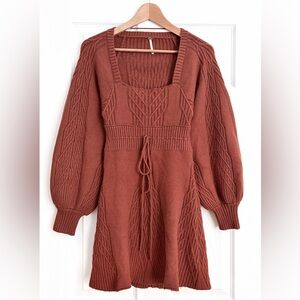 Free People Emmaline Mini Sweater Dress Size XS